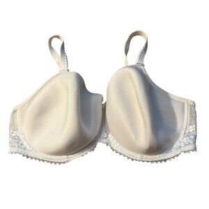 Fantasie FL2024 Rebecca Molded Underwired Full Cup Bra Size 40F Lace Accent Nylo